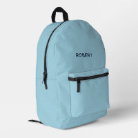 Modern Minimalist Blue Personalised School