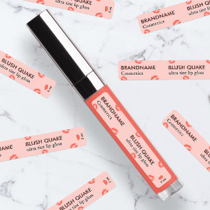 Modern Minimalist Blush Quake Coral Rose Lip Gloss