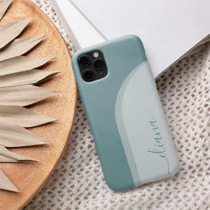 Modern Minimalist Boho Arch Personalised iPhone 13 Case