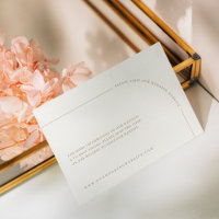 Modern Minimalist Boho Wedding Website