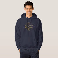Modern Minimalist Branded Business Navy Blue Staff