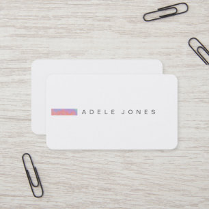 Modern Minimalist Business Card