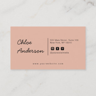 Modern Minimalist Business Card