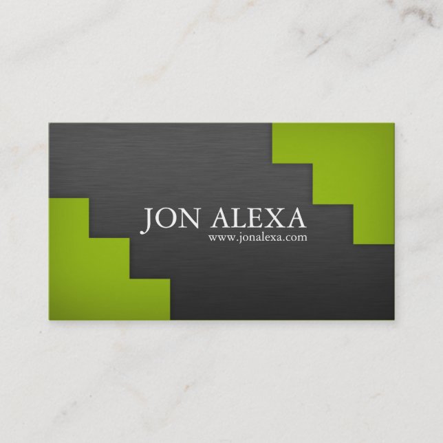 Modern Minimalist Business Card (Front)