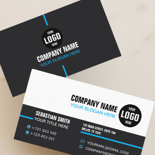 Modern Minimalist Business Card   Elegant & Profes