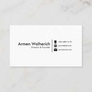 Modern Minimalist Business Cards Template