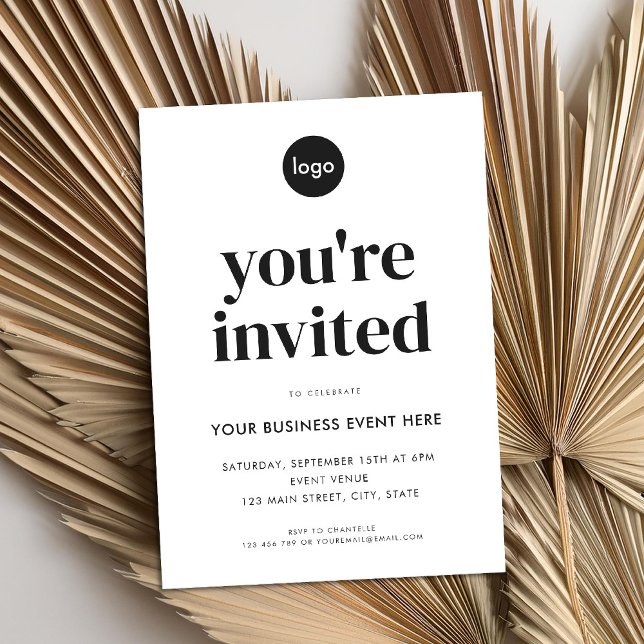 Modern Minimalist Business Event Invitation (Creator Uploaded)