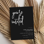Modern Minimalist Business Event Invitation<br><div class="desc">Modern minimalist business event invitation featuring minimal script typography and simple graphic design.</div>