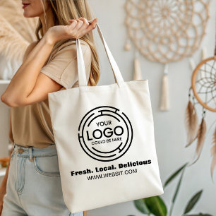 Modern Minimalist Business Logo Marketing  Tote Bag