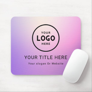 Modern Minimalist Business Logo Mouse Pad