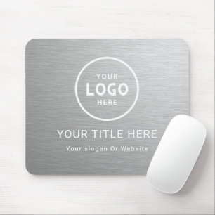 Modern Minimalist Business Logo Mouse Pad