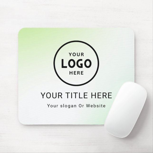 Modern Minimalist Business Logo Mouse Pad (With Mouse)