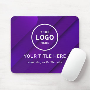Modern Minimalist Business Logo Mouse Pad