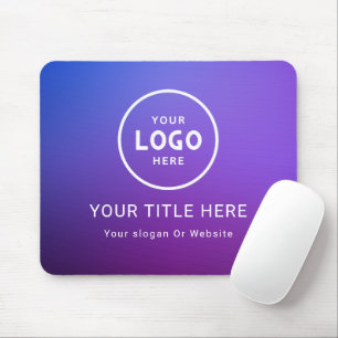 Modern Minimalist Business Logo Mouse Pad
