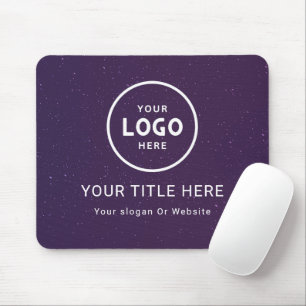 Modern Minimalist Business Logo Mouse Pad