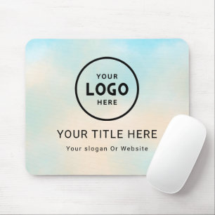 Modern Minimalist Business Logo Mouse Pad