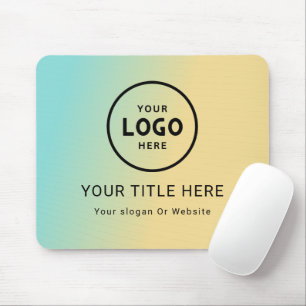 Modern Minimalist Business Logo Mouse Pad
