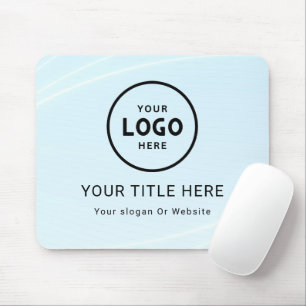 Modern Minimalist Business Logo Mouse Pad