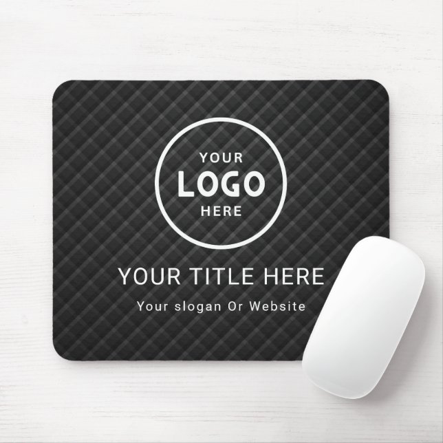 Modern Minimalist Business Logo Mouse Pad (With Mouse)