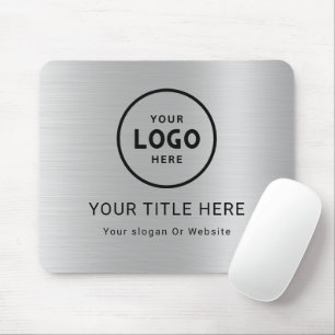 Modern Minimalist Business Logo Mouse Pad