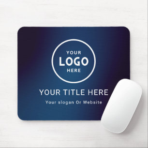 Modern Minimalist Business Logo Mouse Pad