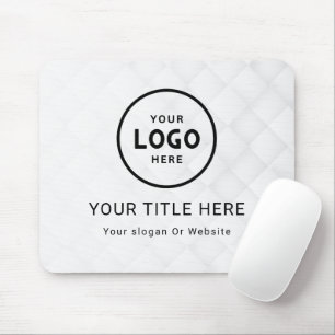 Modern Minimalist Business Logo Mouse Pad