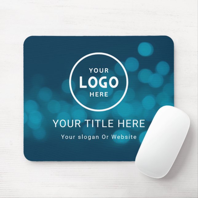 Modern Minimalist Business Logo Mouse Pad (With Mouse)
