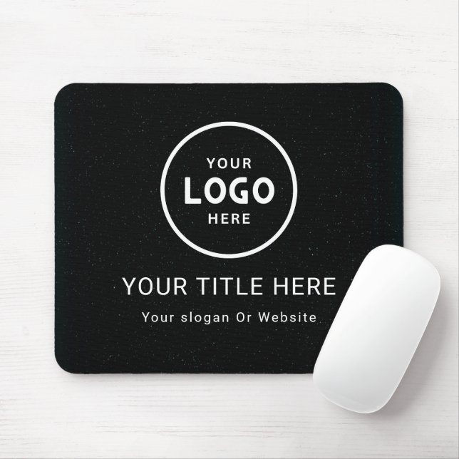 Modern Minimalist Business Logo Mouse Pad (With Mouse)