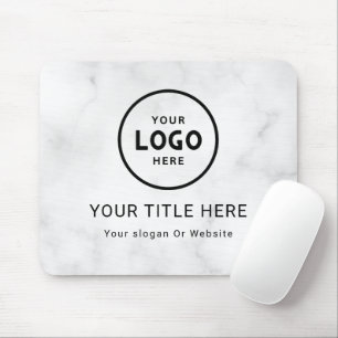 Modern Minimalist Business Logo Mouse Pad