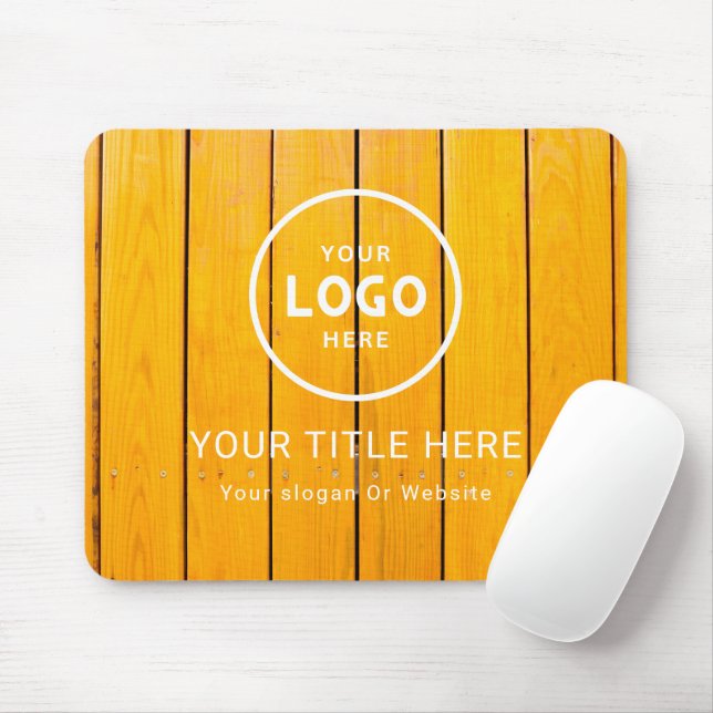 Modern Minimalist Business Logo Mouse Pad (With Mouse)