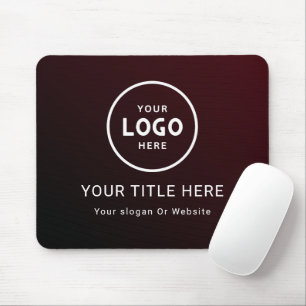 Modern Minimalist Business Logo Mouse Pad