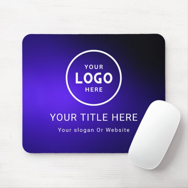 Modern Minimalist Business Logo Mouse Pad (With Mouse)