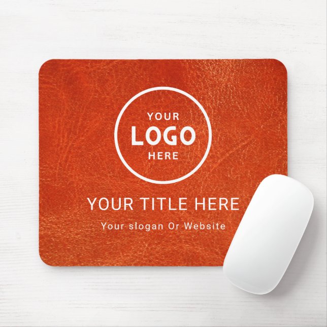 Modern Minimalist Business Logo Mouse Pad (With Mouse)