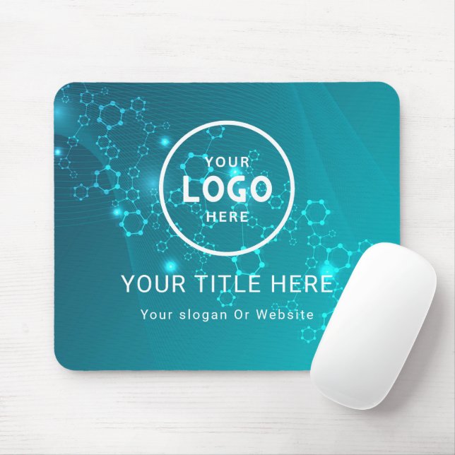 Modern Minimalist Business Logo Mouse Pad (With Mouse)