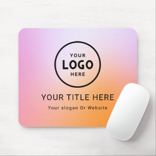 Modern Minimalist Business Logo Mouse Pad