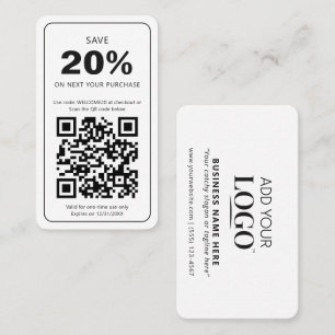 Modern Minimalist Business Loyalty Discount Coupon