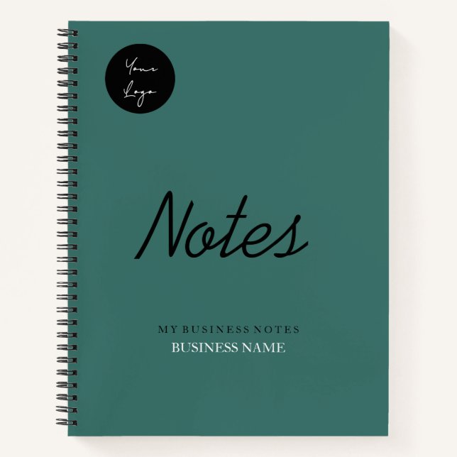 Modern Minimalist Business Notebook (Front)