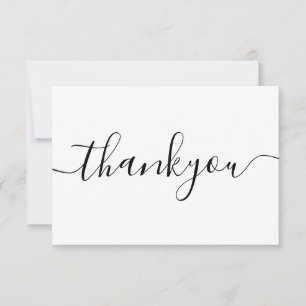 Modern Minimalist Business Thank You Order Insert