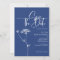  Modern Minimalist Calligraphy Cobalt Wedding