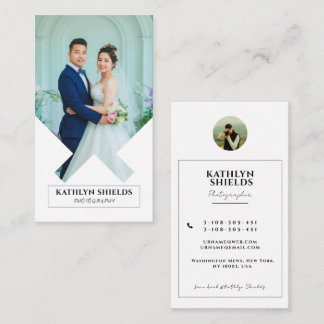Modern Minimalist Calligraphy  Photography  Business Card