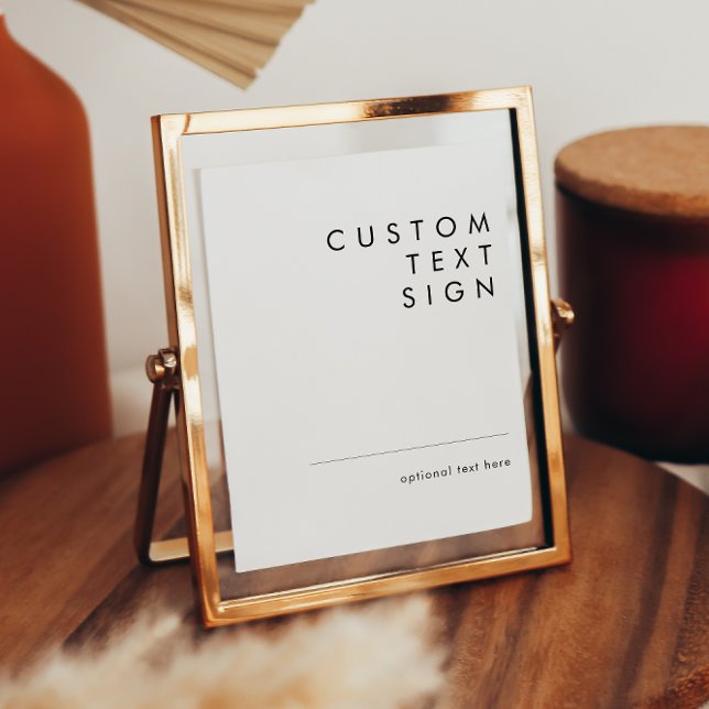 Modern Minimalist Cards and Gifts Custom Sign (Creator Uploaded)