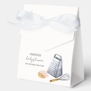 Modern Minimalist Chef Kitchen Baby Shower Favour Box