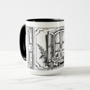 Modern Minimalist Chez Nous Our Home Mug