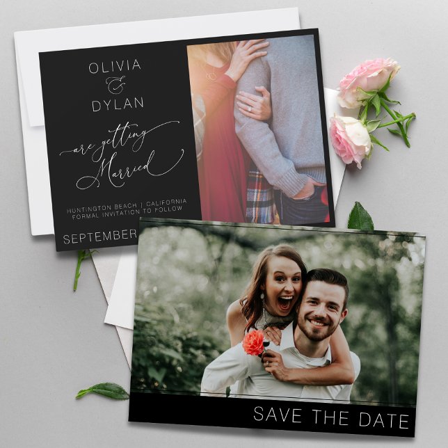 Modern Minimalist Chic 2 photo  Save The Date (Creator Uploaded)