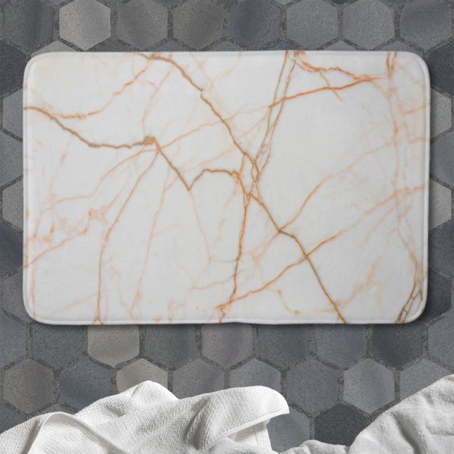 modern minimalist chic scandinavian white marble bath mat (modern minimalist chic scandinavian white marble bath mat)
