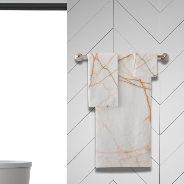 modern minimalist chic scandinavian white marble bath towel set (modern minimalist chic scandinavian white marble bath towel set)