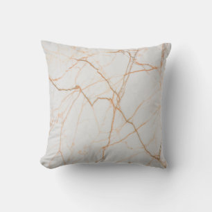 modern minimalist chic scandinavian white marble cushion