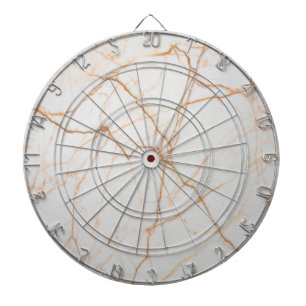 modern minimalist chic scandinavian white marble dartboard
