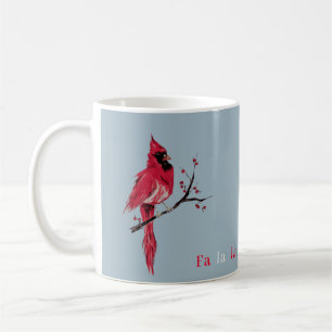Modern Minimalist Christmas Cardinal Coffee Mug