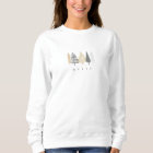 modern minimalist christmas sweatshirt cosy
